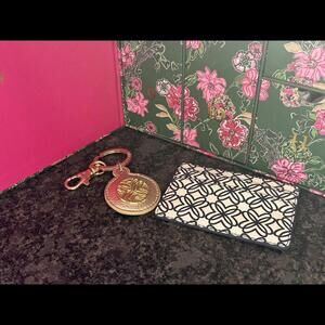 Lilly Pulitzer 12 Days of Christmas Advent Keychain + Card Case NEW